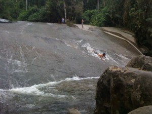 Water slide near Penha Water slide near Penha